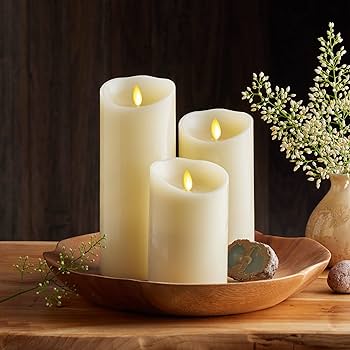 Luminara アロマキャンドル 4個セット発送前セール Amazon.co.jp : Luminara 燃えないキャンドル 臭いなし 揺らめく炎